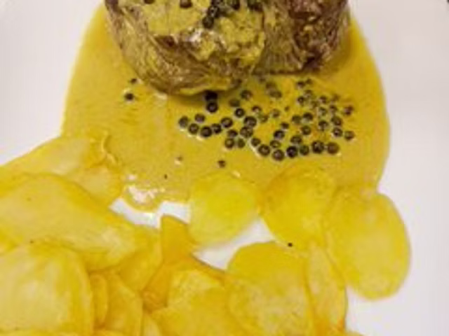 Filetto di manzo al pepe verde o alla griglia