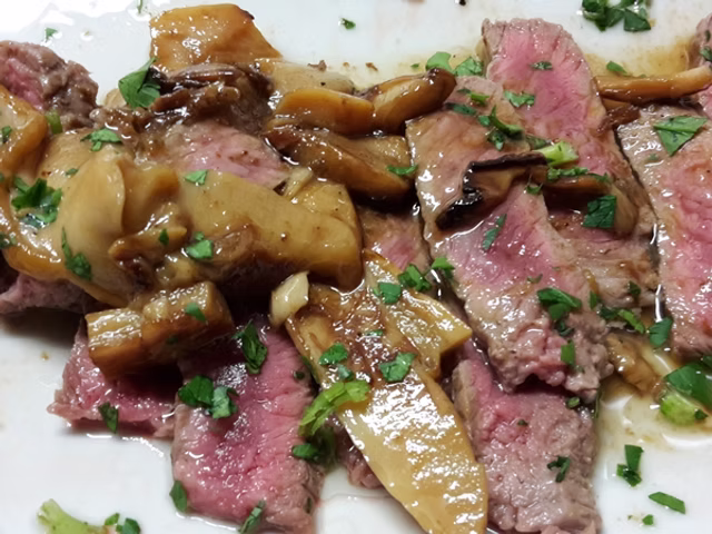 Tagliata ai porcini
