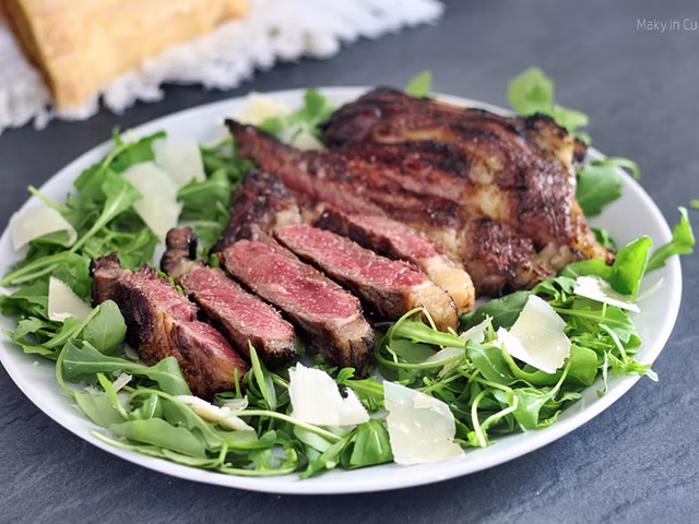 Tagliata rucola e grana